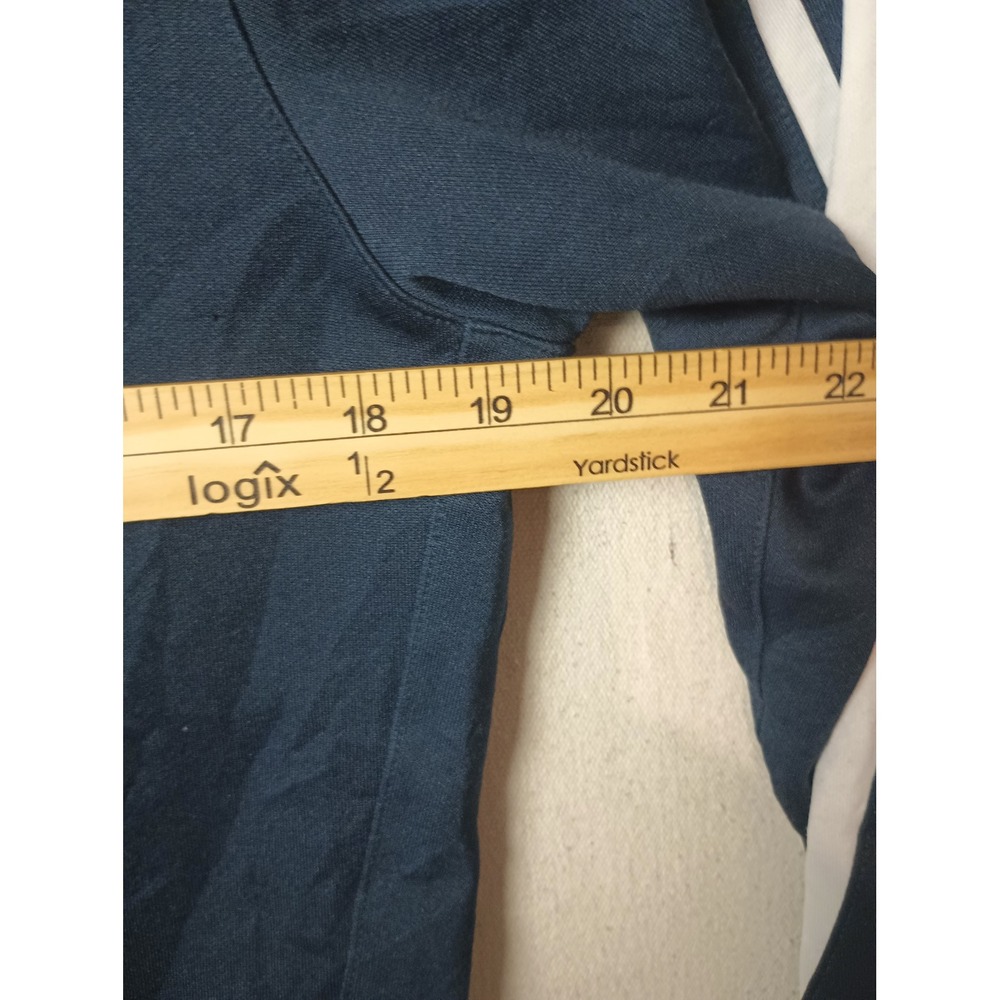 Vintage Nike Track Jacket Full Zip Athletic White Stripe Blue Womens L(12-14) M - Picture 4 of 9